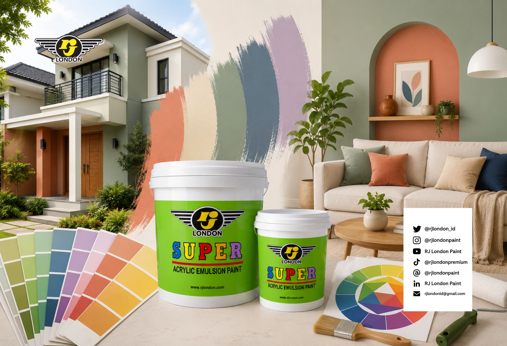 Warna-Warna Tersier: Pengertian, Contoh, dan Inspirasi Aplikasinya untuk Interior & Eksterior Rumah